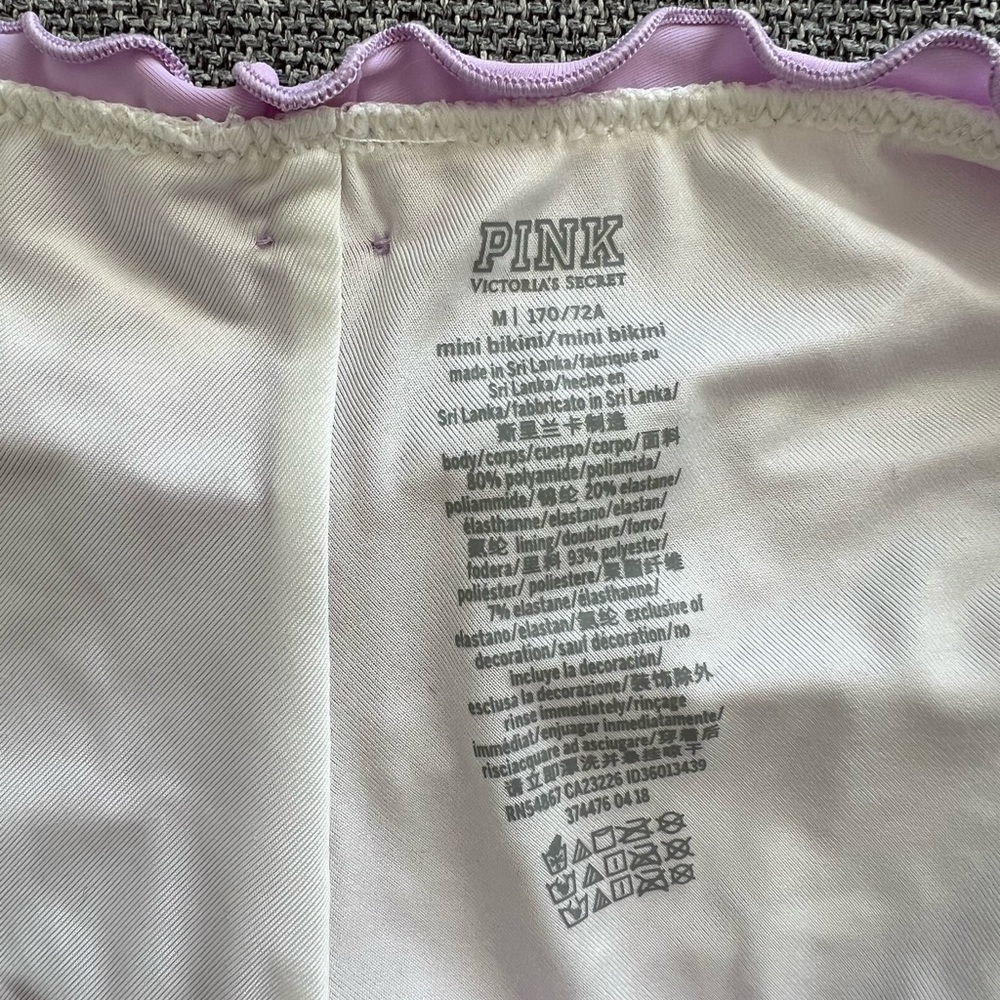 Victoria’s Secret Pink Ruffle Cheeky Bikini Bottoms - M - Picture 3 of 3